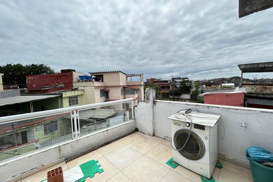 Terraço/area de serviço de casa para alugar com 2 quartos, 100m² em Anchieta, Nilópolis