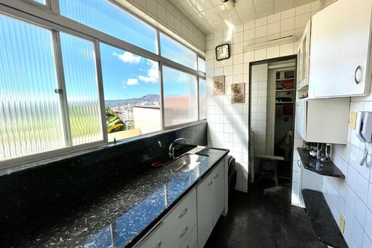 Cozinha de apartamento para alugar com 3 quartos, 85m² em Sagrada Família, Belo Horizonte