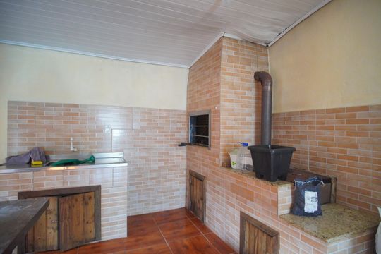 Churrasqueira de casa para alugar com 2 quartos, 120m² em Vicentina, São Leopoldo