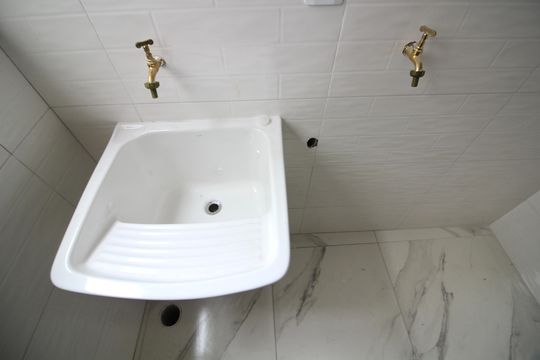 Área de serviço  de apartamento para alugar com 2 quartos, 40m² em Vila Robertina, São Paulo
