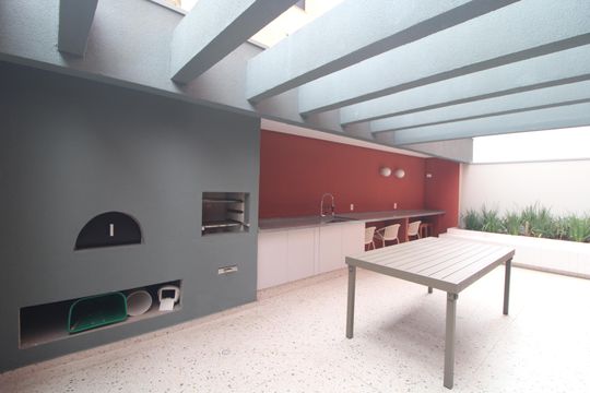 Área comum - Churrasqueira de apartamento para alugar com 2 quartos, 40m² em Jardim Prudência, São Paulo