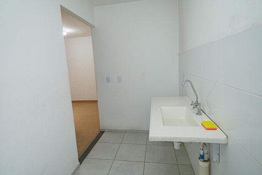 Cozinha de apartamento à venda com 2 quartos, 42m² em Campo Grande, Rio de Janeiro
