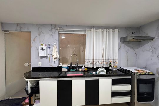 Cozinha de casa de condomínio à venda com 2 quartos, 149m² em Vargem Grande, Rio de Janeiro