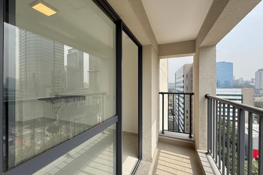 Sacada  de kitnet/studio para alugar com 1 quarto, 24m² em Vila Cordeiro, São Paulo