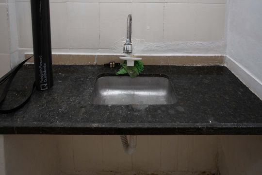 Cozinha de casa para alugar com 1 quarto, 113m² em Casa Grande, Diadema