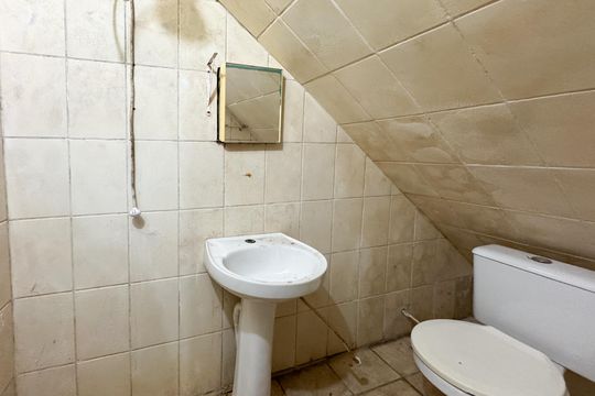 Banheiro Social de casa para alugar com 1 quarto, 44m² em Parque das Garcas, São Bernardo do Campo