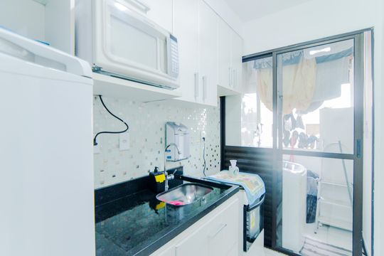 Cozinha e Área de Serviço de apartamento para alugar com 2 quartos, 55m² em Portal dos Gramados, Guarulhos