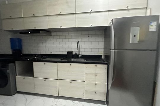 Cozinha de apartamento para alugar com 2 quartos, 54m² em Jardim Belval, Barueri