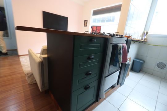 Cozinha & Lavanderia de apartamento para alugar com 1 quarto, 50m² em Vila Metalúrgica, São Paulo