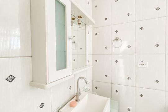 Banheiro de casa para alugar com 1 quarto, 30m² em Engenheiro Goulart, São Paulo