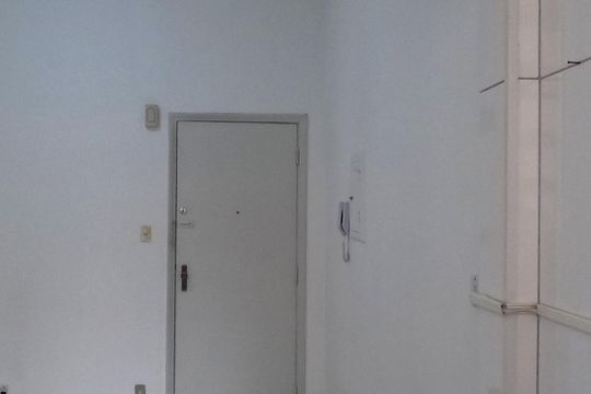 Cozinha de apartamento para alugar com 1 quarto, 35m² em Gonzaga, Santos