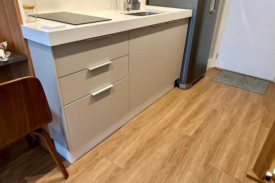 Cozinha de kitnet/studio à venda com 1 quarto, 30m² em Vila Cordeiro, São Paulo