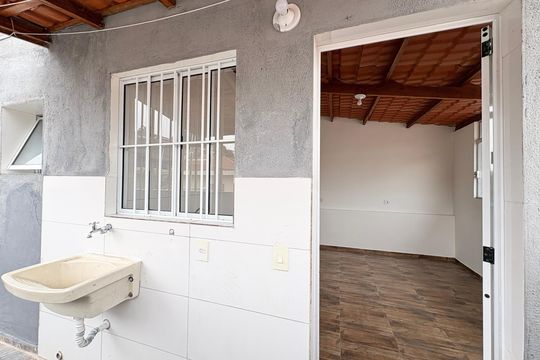 Área de serviço/ Churrasqueira de casa para alugar com 1 quarto, 90m² em Moinho Velho, São Paulo