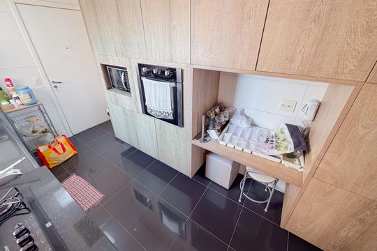 Cozinha de apartamento à venda com 3 quartos, 140m² em Ipiranga, São Paulo
