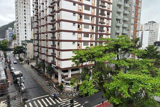 Vista da Sala de apartamento para alugar com 2 quartos, 78m² em Itararé, São Vicente