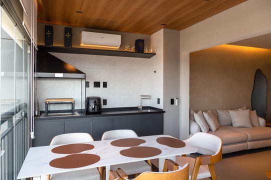 Varanda gourmet de apartamento à venda com 2 quartos, 57m² em Vila Camargos, Guarulhos