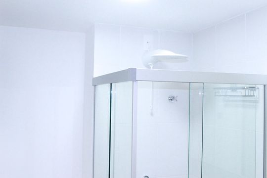 Banheiro de kitnet/studio à venda com 1 quarto, 24m² em Campos Elíseos, São Paulo