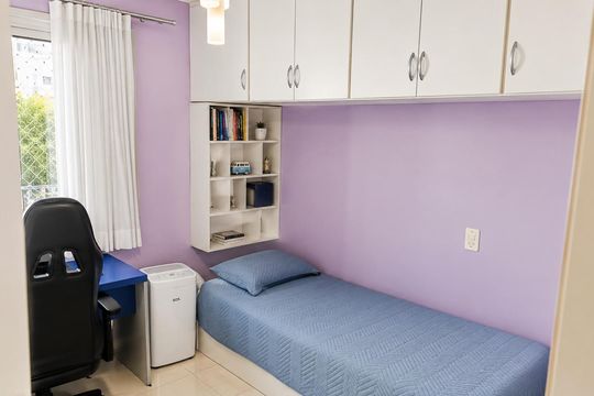 Quarto 2 de apartamento à venda com 3 quartos, 76m² em Jardim Flamboyant, Campinas