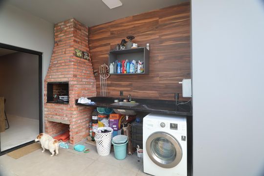 Área de Serviço de casa de condomínio à venda com 3 quartos, 150m² em Fátima, Canoas