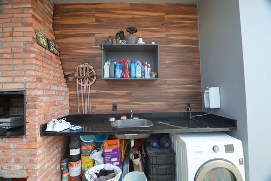 Área de Serviço de casa de condomínio à venda com 3 quartos, 138m² em Fátima, Canoas