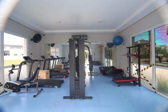 Área comum - Academia de casa de condomínio à venda com 3 quartos, 138m² em Fátima, Canoas