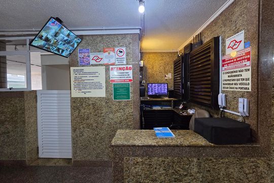 Área comum de apartamento para alugar com 1 quarto, 49m² em Guilhermina, Praia Grande
