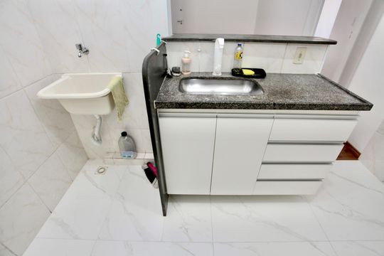 Área comum - Churrasqueira de apartamento para alugar com 2 quartos, 49m² em Camargos, Belo Horizonte
