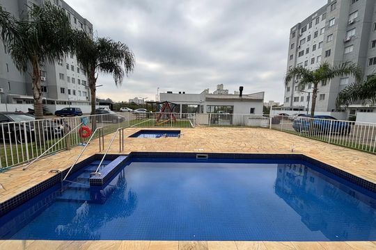 Área comum - Piscina de apartamento à venda com 2 quartos, 69m² em Morro Santana, Porto Alegre