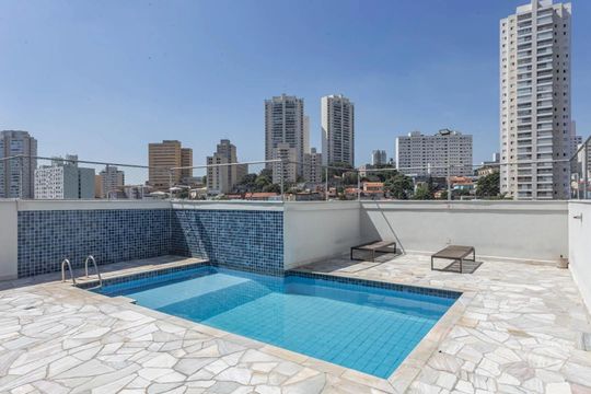 Área comum - Piscina de apartamento à venda com 3 quartos, 83m² em Cambuci, São Paulo