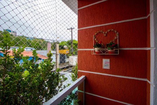 Varanda do quarto 1 de casa para alugar com 3 quartos, 110m² em Vila Marina, Santo André