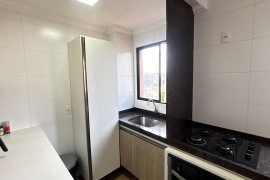Cozinha de apartamento à venda com 2 quartos, 60m² em Vila Príncipe de Gales, Santo André