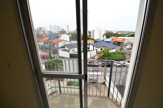 Sala - Sacada de apartamento à venda com 1 quarto, 47m² em Chácara da Barra, Campinas