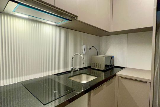 Cozinha de kitnet/studio para alugar com 1 quarto, 49m² em Sumaré, São Paulo