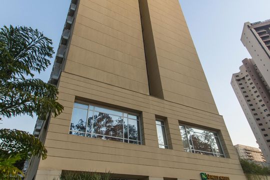 Vista da Rua de apartamento à venda com 1 quarto, 39m² em Alphaville Industrial, Barueri