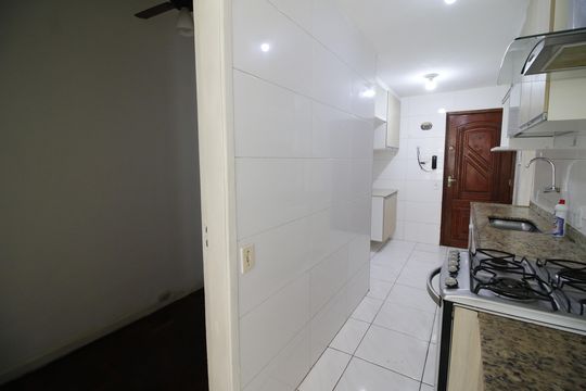 Cozinha de apartamento à venda com 3 quartos, 72m² em Taquara, Rio de Janeiro