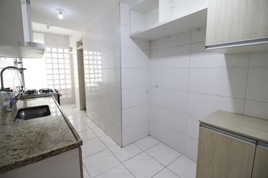 Cozinha de apartamento à venda com 3 quartos, 72m² em Taquara, Rio de Janeiro