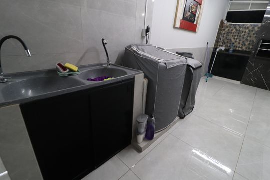 Área de Serviço de apartamento para alugar com 2 quartos, 65m² em Jardim Holanda, Uberlândia