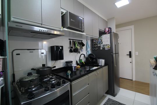 Cozinha de apartamento à venda com 2 quartos, 43m² em Anil, Rio de Janeiro