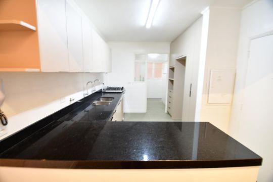 Cozinha de apartamento para alugar com 2 quartos, 96m² em Cambuí, Campinas