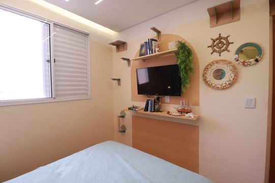 Quarto 2 de apartamento para alugar com 2 quartos, 49m² em Recreio das Acacias, Ribeirão Preto