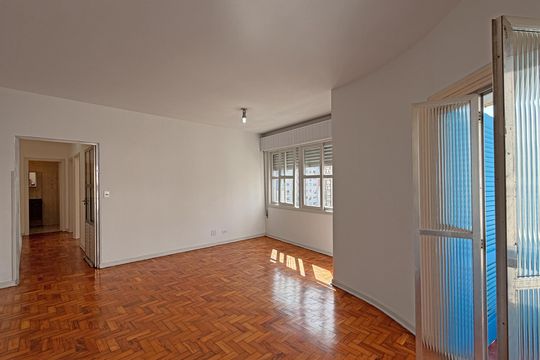 Sala de apartamento para alugar com 2 quartos, 114m² em Gonzaga, Santos