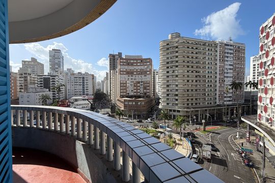 Sacada de apartamento para alugar com 2 quartos, 114m² em Gonzaga, Santos