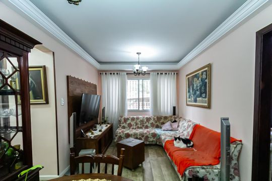 Sala de apartamento à venda com 2 quartos, 61m² em Nova Petrópolis, São Bernardo do Campo