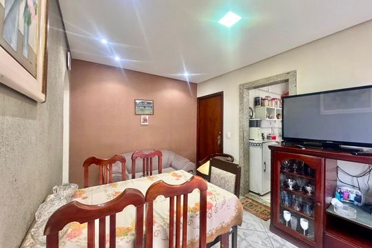 Sala de apartamento à venda com 1 quarto, 52m² em Havaí, Belo Horizonte