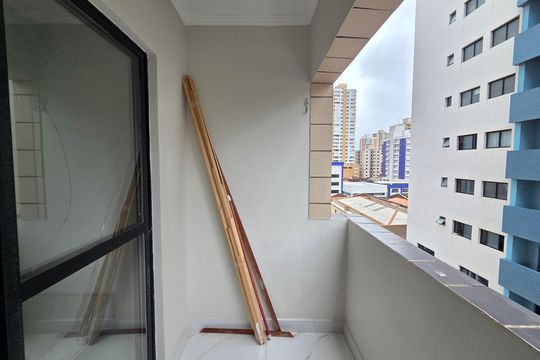 Varanda de apartamento para alugar com 1 quarto, 51m² em Aviação, Praia Grande