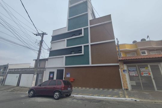 Fachada de apartamento à venda com 1 quarto, 38m² em Vila Costa Melo, São Paulo