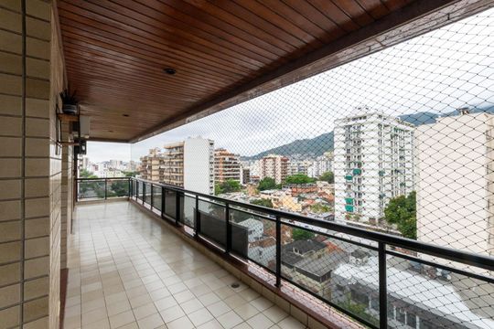 Varanda da Sala de apartamento à venda com 3 quartos, 159m² em Andaraí, Rio de Janeiro