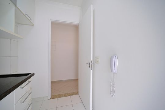 Cozinha de apartamento à venda com 2 quartos, 42m² em Vila Talarico, São Paulo