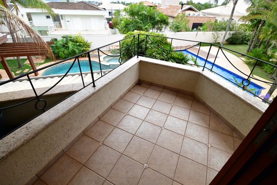 Quarto 2 - Suíte Sacada de casa de condomínio para alugar com 4 quartos, 470m² em Loteamento Alphaville Campinas, Campinas