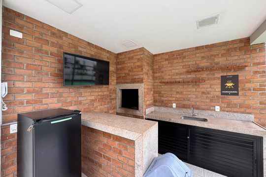 Área comum - Churrasqueira de apartamento para alugar com 2 quartos, 78m² em Recreio dos Bandeirantes, Rio de Janeiro